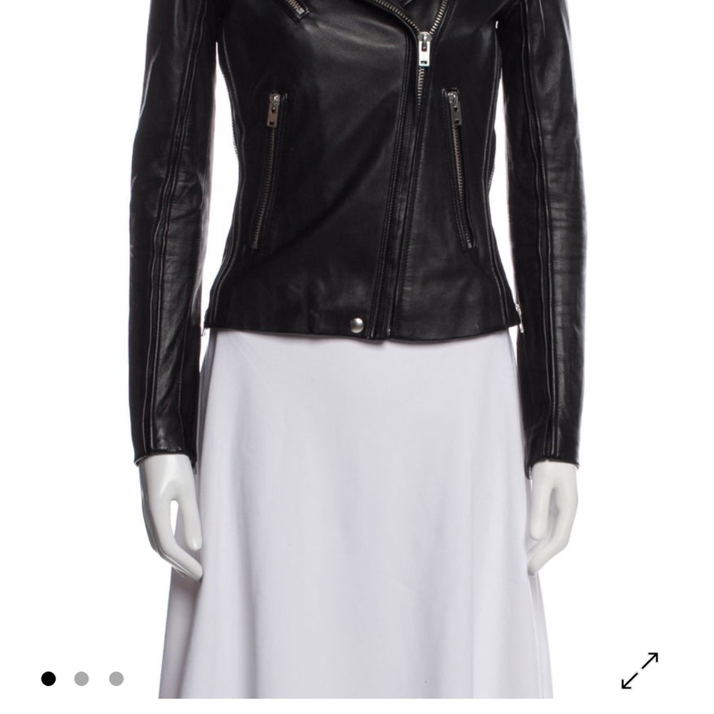 Women's Black Leather Jacket IRO